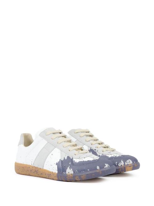 White, multicolour calf leather sneaker Maison Margiela | S57WS0481P6230H0A65